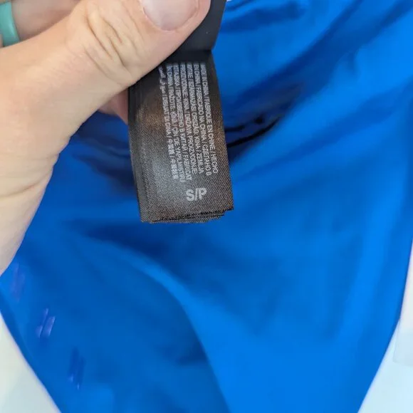 NWT Hurley Max Solid Moderate Swim Bottoms in Royal Blue, Sz S - Picture 2 of 5